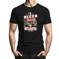 thumbnail image 1 of Atlanta Football I Bleed Red & Black GO Atlanta! Black T-Shirt Small, 1 of 5