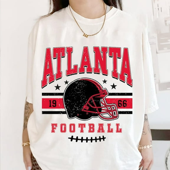 Atlanta Football Vintage Style T-Shirt, Vintage Atlanta Football T-Shirt