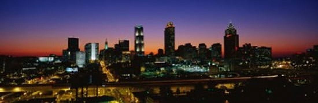 Atlanta GA Canvas Art - Panoramic Images (18 x 6)