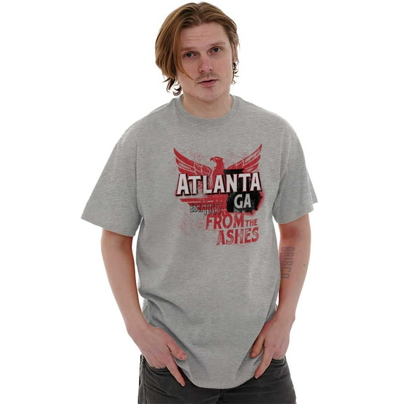 Atlanta GA Georgia ATL From the Ashes Men's Graphic T Shirt Tees Brisco Brands L