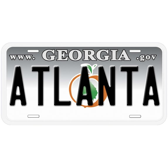 Atlanta GA TAG06 Novelty Car Auto License Plate