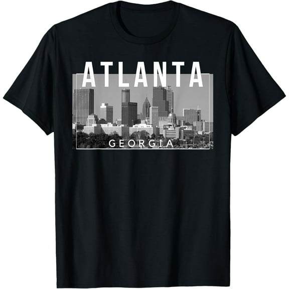 Atlanta Georgia ATL The A Gate City Skyline - Tee T-Shirt