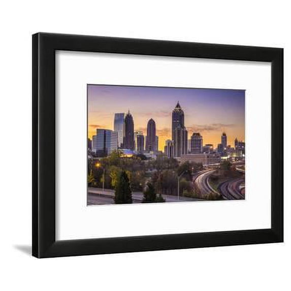 Atlanta, Georgia Downtown Skyline at Sunrise, Framed Art Print Wall Art by SeanPavonePhoto Sold by Art.Com