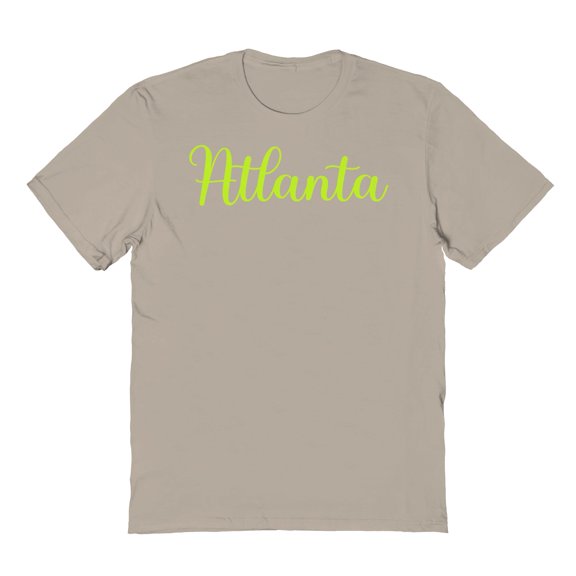 Atlanta Georgia Graphic Sand Men's Cotton T-Shirt
