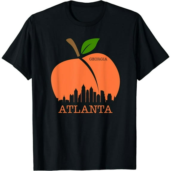 Atlanta Georgia Peach Skyline T-Shirt