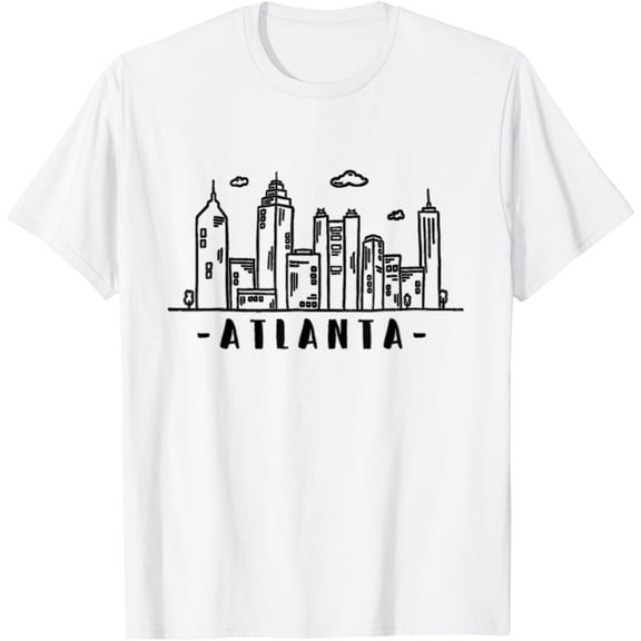 Atlanta Georgia Skyline ATL T-Shirt