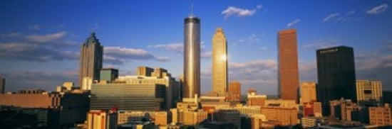 Atlanta Georgia USA Canvas Art - Panoramic Images (36 x 12)