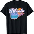 thumbnail image 1 of Atlanta Georgia Vintage Retro Throwback T-Shirt, 1 of 3