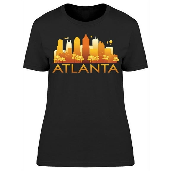 Atlanta Gradient City  T-Shirt Women -Image by Shutterstock, Female x-Large