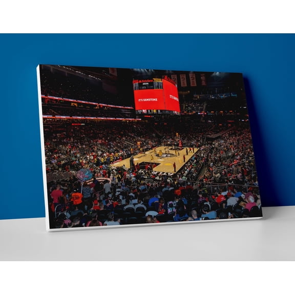 Atlanta Hawks Arena Poster or Gallery Canvas Wall Art
