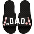 thumbnail image 1 of Atlanta Hawks ISlide Dad Slide Sandals - Black, 1 of 1