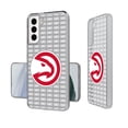 thumbnail image 1 of Atlanta Hawks Text Backdrop Design Galaxy Clear Case, 1 of 1