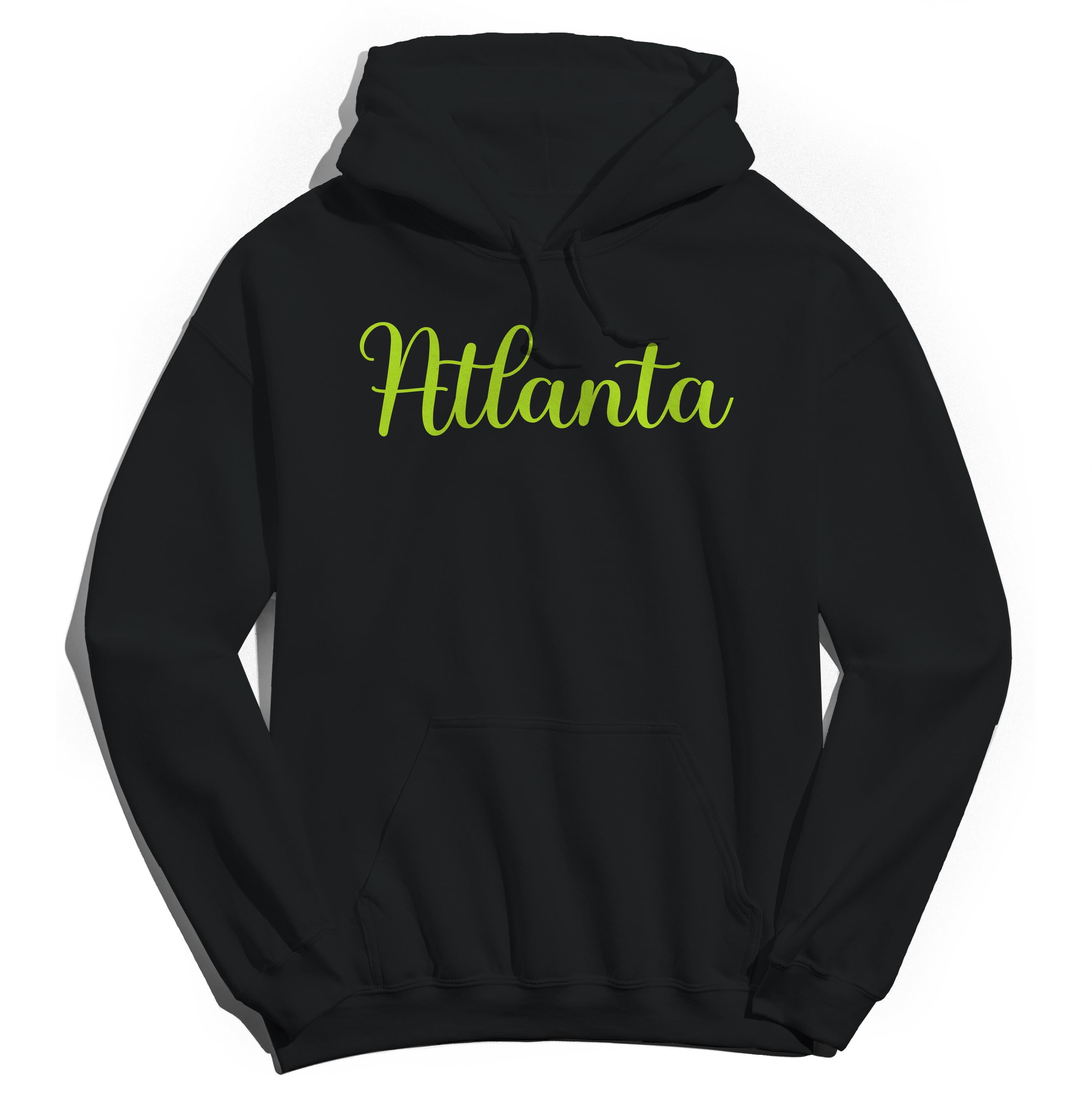 Atlanta Humor Graphic Black Men s Crewneck Sweatshirt Hoodie