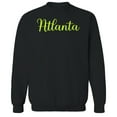 thumbnail image 1 of Atlanta Humor Graphic Black Men's Crewneck Sweatshirt, 1 of 1
