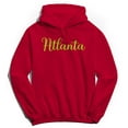 thumbnail image 1 of Atlanta Humor Graphic Red Men's Crewneck Sweatshirt Hoodie, 1 of 1