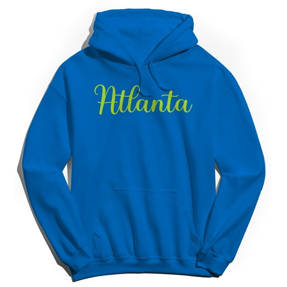 Atlanta Humor Graphic Royal Men's Crewneck Sweatshirt Hoodie