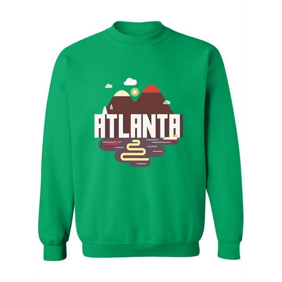 Atlanta Lake Cartoon Sweatshirt Women -Image by Shutterstock, Female Large
