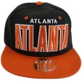 thumbnail image 1 of Atlanta Men's Adjustable Snapback Baseball Cap (Black/Red), 1 of 3