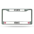 thumbnail image 1 of Atlanta Basketball Hawk's Metal License Plate Frame, 1 of 5