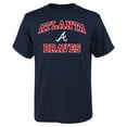 thumbnail image 1 of Atlanta Navy Blue Graphic T-Shirt, Braves Team Football Shirt,Black Color,Size M, 1 of 2