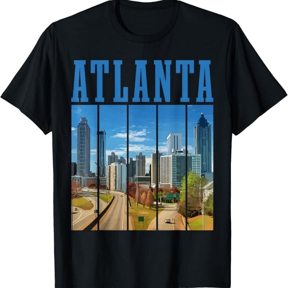 Atlanta Skyline ATL Georgia Vintage Pride T-Shirt