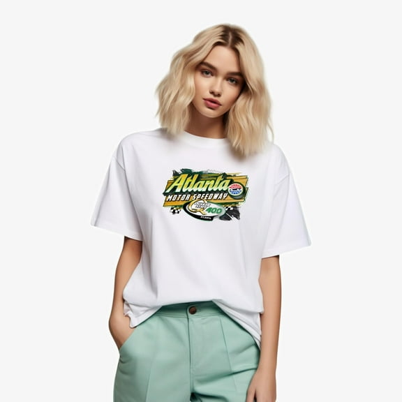 Atlanta Speedway Quaker State 400 NASCAR Race Fan T-Shirt, for men & women, up to size 5XL