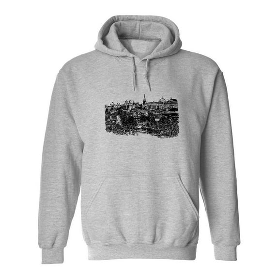 Atlanta State Buildings Hoodie Men -Image by Shutterstock, Male Medium