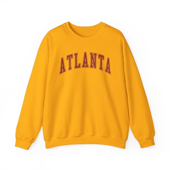 Atlanta Sweatshirt Gifts Crew Neck Shirt Long Sleeve Unisex