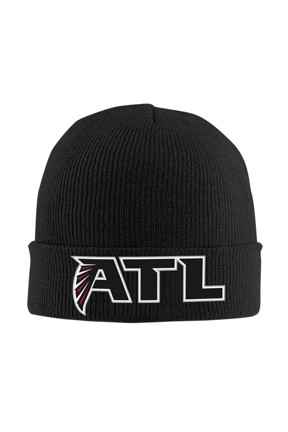 Atlanta Team Adult Knitted Hats, Woolen Hats, Ski Hats, Men'S And Women'S Autumn And Winter Warm Hats, Skin-Friendly Stretch Hats, Gift For Football Fans