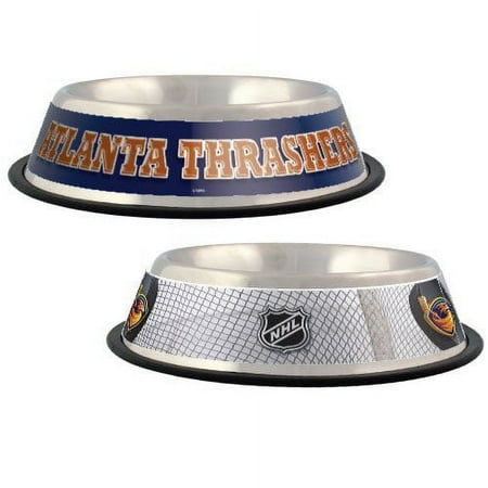 Atlanta Old School Thrasher's 32 oz Stainless Steel Pet Bowl
