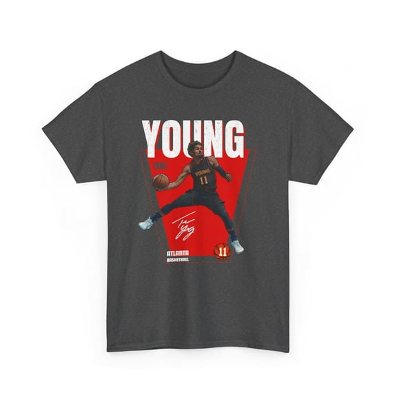 Atlanta Trae Young Cartoon Basketball Unisex Cotton Tee