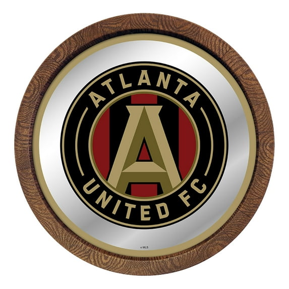 Atlanta United FC 20.25'' Barrel Top Framed Mirror Sign