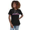 thumbnail image 1 of Atlanta Women’s T-Shirt, Women Tshirt Graphic,  Women T Shirts Short Sleeve  (Black, S), 1 of 6