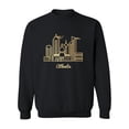 thumbnail image 1 of Atlanta Yellow Buildings Sketch Sweatshirt Women -Image by Shutterstock, Female 3X-Large, 1 of 4