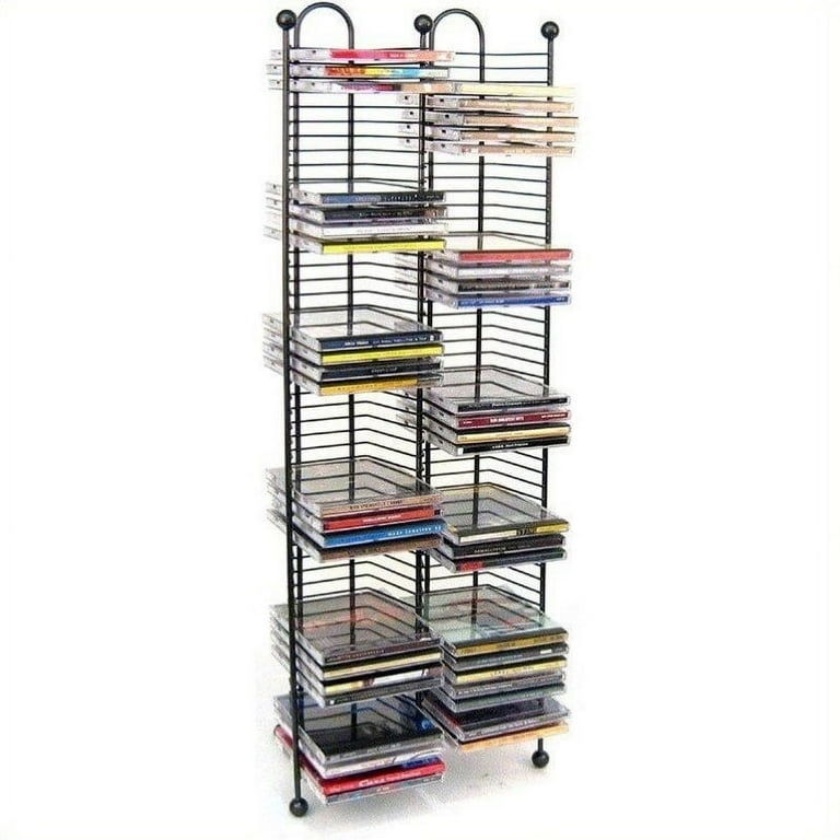 Atlantic 100 CD/DVD Standalone Storage Tower, Light-Weight, Nested