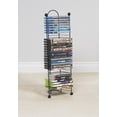 thumbnail image 1 of Atlantic 27" Nestable 32 CD/ DVD/ BluRay Storage Tower, Black, 1 of 2