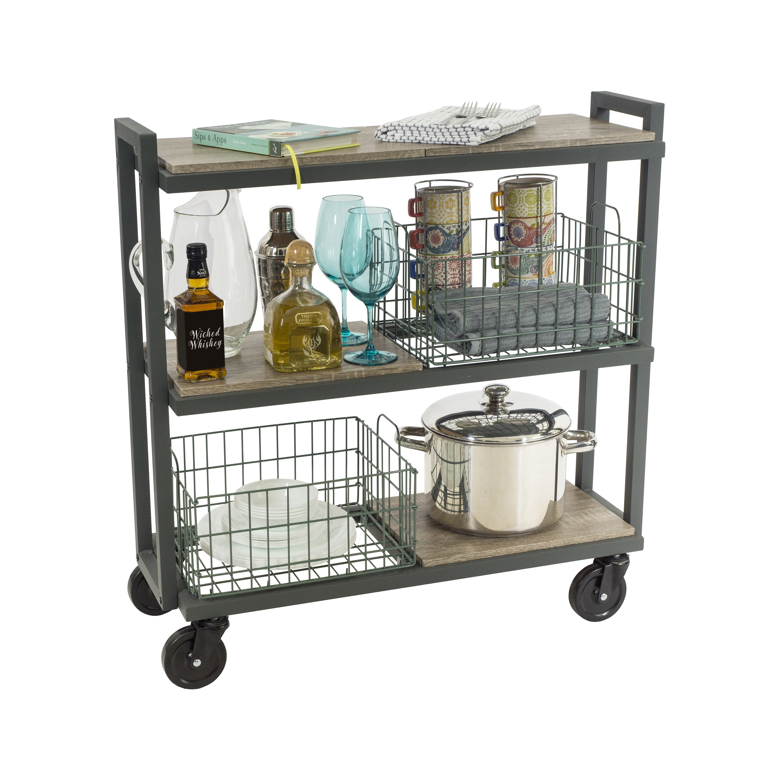 Atlantic 3Tier Kitchen Carts