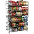 thumbnail image 1 of Atlantic 6-Tier Double Can Rack Wire Organizer for Pantry in Silver, 1 of 9