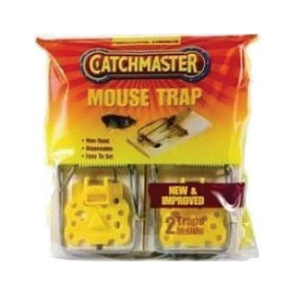 Atlantic 602ED Catchmaster Mouse Wood Traps 2Pk (Pack of 14)