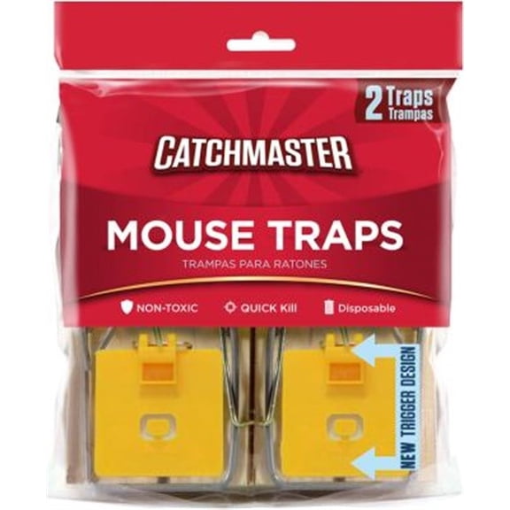 MOUSE TRAPS WOOD (2) 602