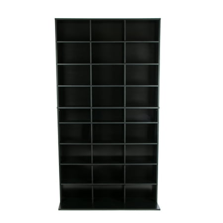 Atlantic - 72" Large Media Rack in - Black