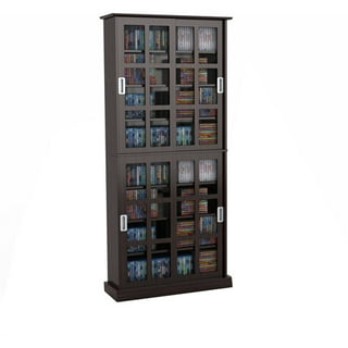 Media storage sale cabinet with doors