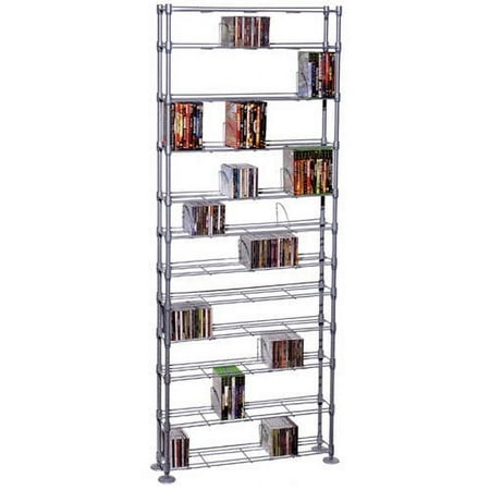 Atlantic - Multimedia Shelving - Silver