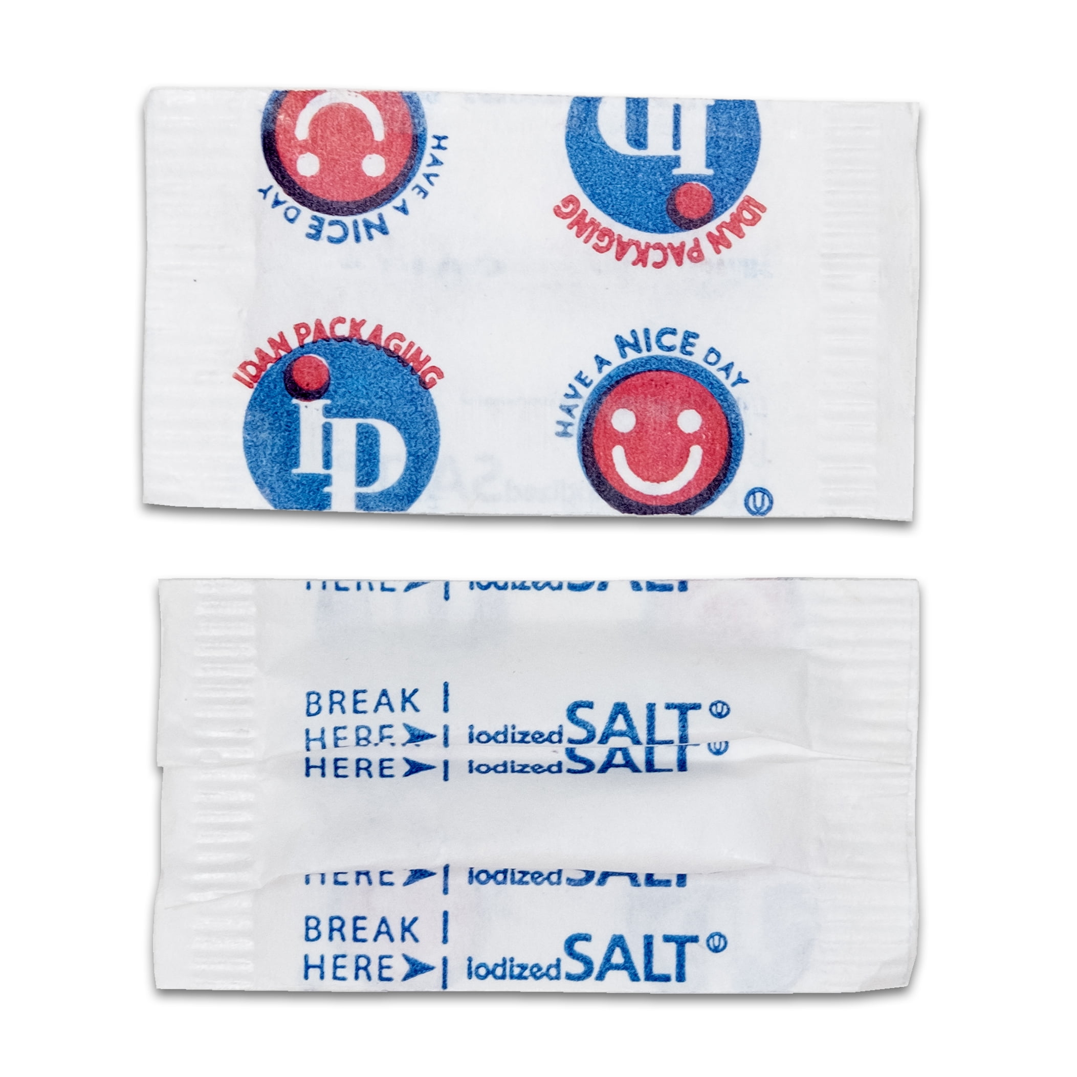 Atlantic Beverage Happy Face Salt Packets, 0.75 g | 3000/Case