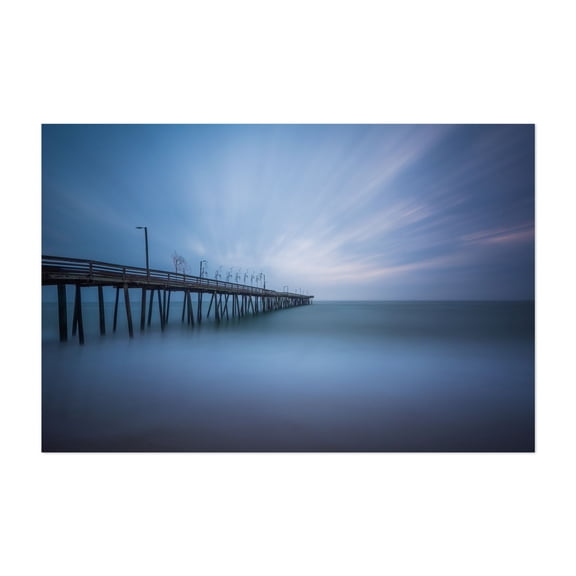 Atlantic Blend No. 2 - Virginia Beach Virginia Photography Boardwalk Ocean Coastal Minimalist Landscape Beach Scenic Unframed Wall Art Print 4 x 6 inches