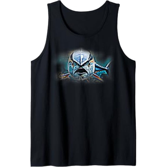 Atlantic Bluefin Tuna Fishing Merchandise Bluefin Tuna Tank Top Size S-3XL