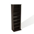 thumbnail image 1 of Atlantic Canoe Curved Multimedia Cabinet Storage in Espresso, 1 of 8