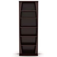 thumbnail image 1 of Atlantic 43" Canoe Multimedia Bookcase Storage Shelf (231 CDs, 115 DVDs, 140 BluRays), 1 of 8
