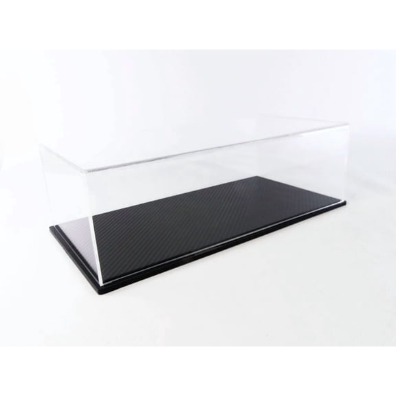 Atlantic Case Stuttgart Premium Deluxe Acrylic Display Case w/ Carbon Fiber Effect Base 1:18