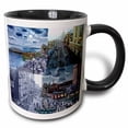 thumbnail image 1 of 3drose, Atlantic City Boardwalk - Then and Now, 11oz Two-tone Black Mug, 1 of 6